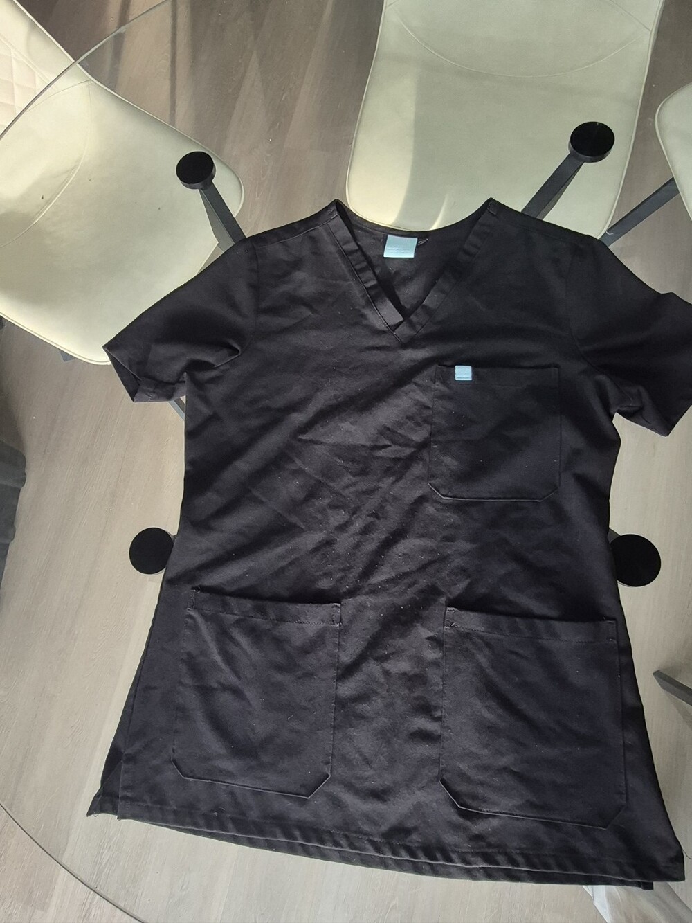 Garde-Malade Black Scrub Set